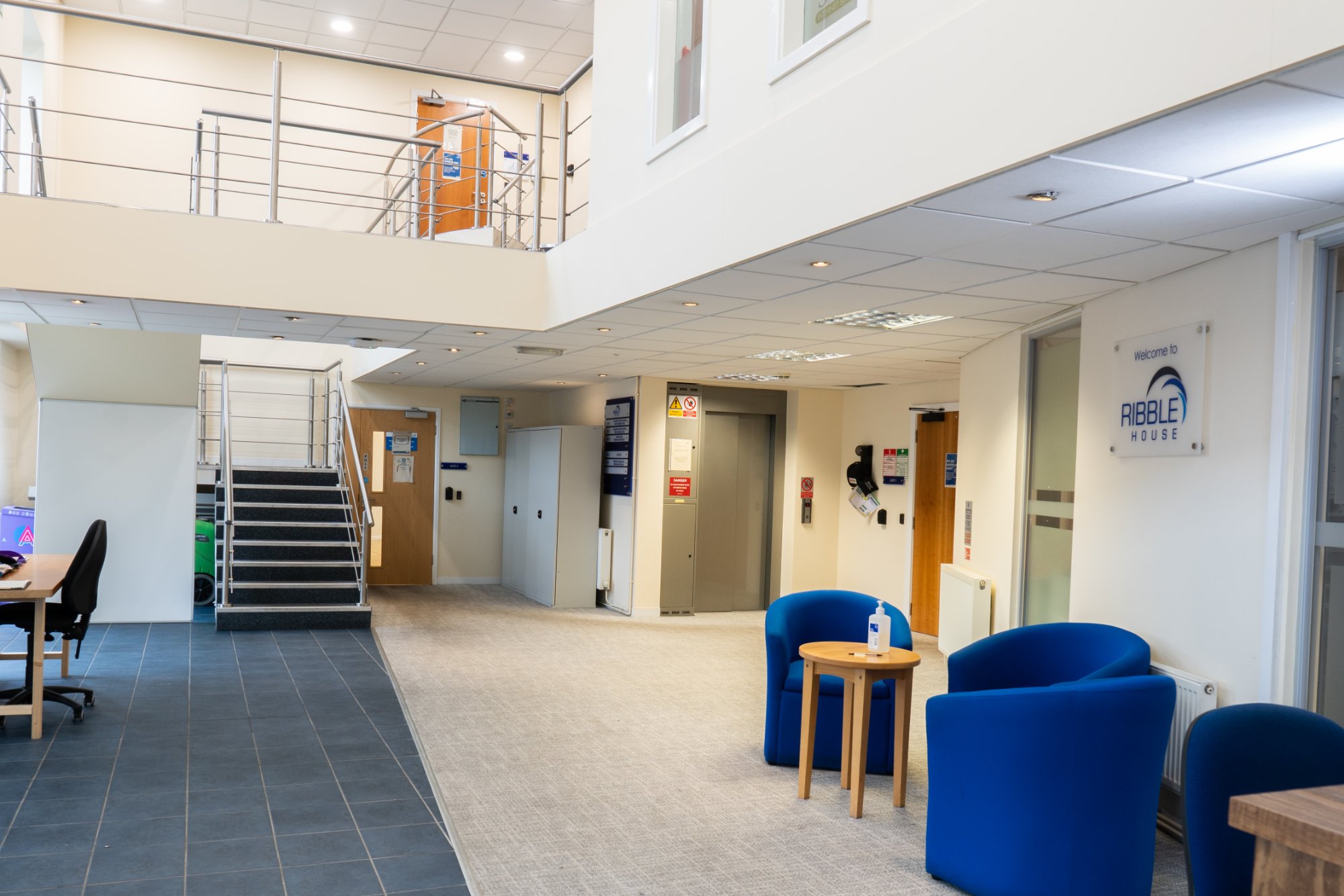 Ribble House reception and lobby